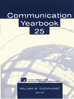 cover image of Communication Yearbook 25